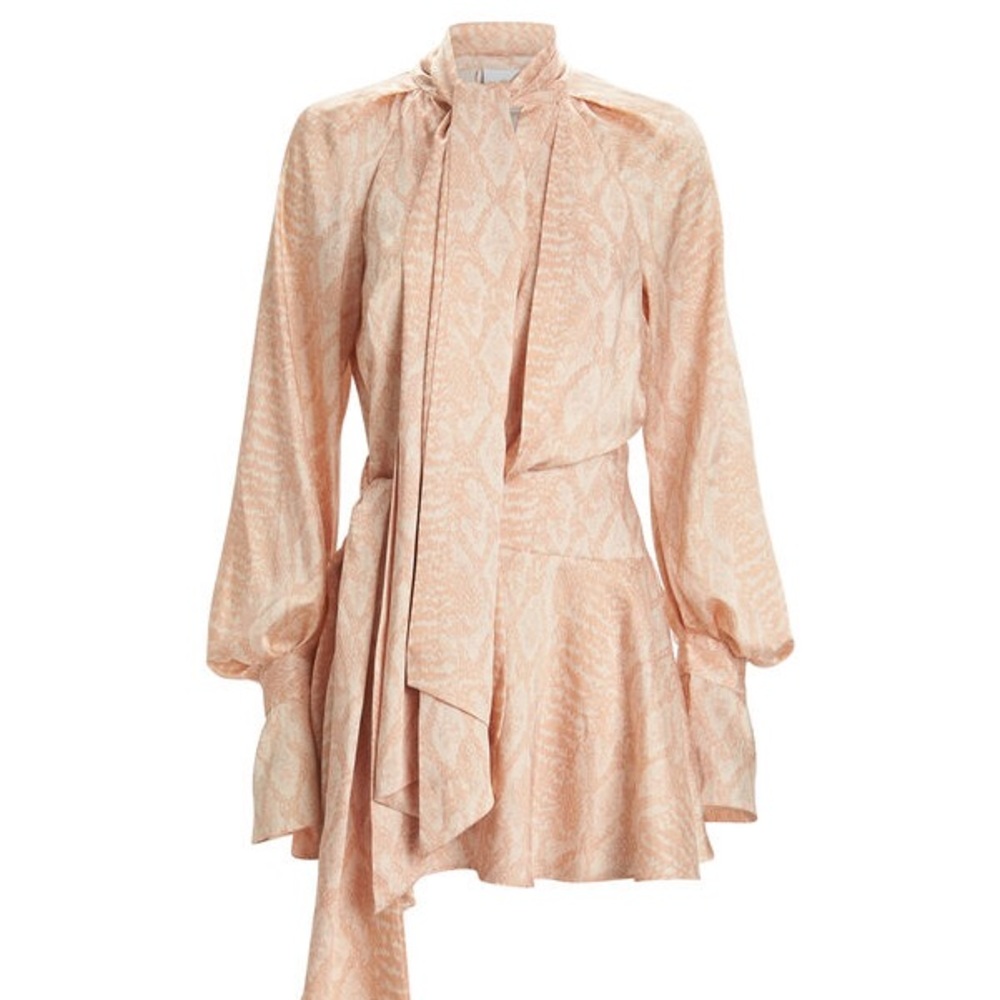 Acler Bradley Wrap Dress Size US 6 Snake print